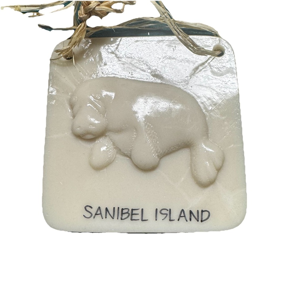 Sanibel Island Ornament Manatee From Hawaii‎ Vintage